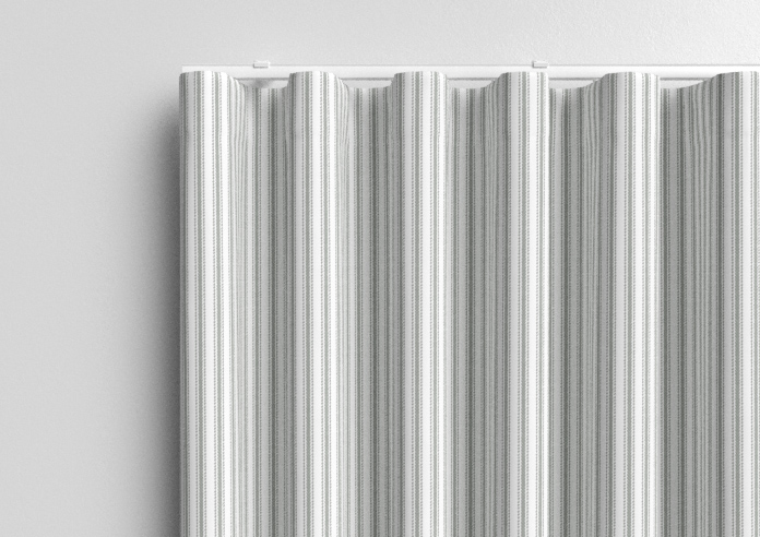 Lace Stripes, Grey - Made to Measure Curtains - Image 13